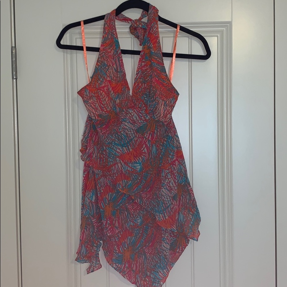 BCBGMAXAZRIA holter top